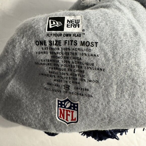 Dallas Cowboys New Era Winter Knit Hat Beanie Fleece Lined One Size NWT. - Picture 8 of 8